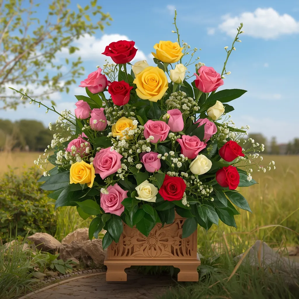 Rose Garden Arrangement